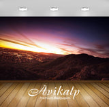 Avikalp Exclusive Awi5925 Pink Sky Above The Golden Sunset Nature Full HD Wallpapers for Living room