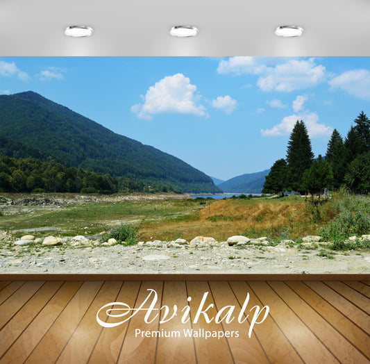 Avikalp Exclusive Awi5932 Poiana Marului Lake In The Distance Nature Full HD Wallpapers for Living r
