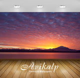 Avikalp Exclusive Awi5940 Purple Clouds At Sunset Nature Full HD Wallpapers for Living room, Hall, K