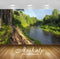 Avikalp Exclusive Awi5953 Rainbow At The River Nature Full HD Wallpapers for Living room, Hall, Kids