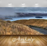 Avikalp Exclusive Awi6028 Road Towards The Foggy Lake Nature Full HD Wallpapers for Living room, Hal