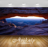 Avikalp Exclusive Awi6054 Rocky Arch Above The Canyon Nature Full HD Wallpapers for Living room, Hal