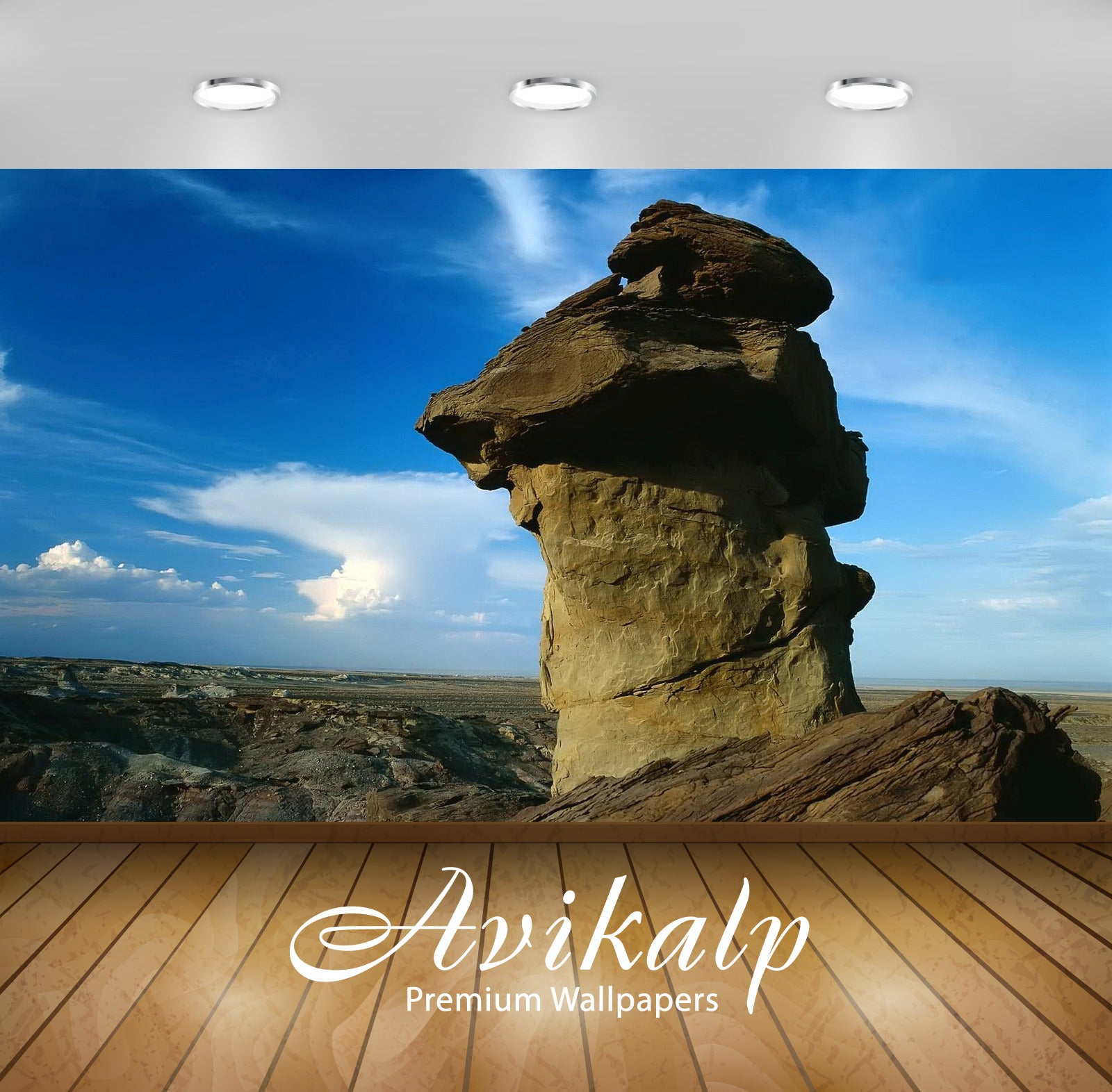 Avikalp Exclusive Awi6102 Rocky Peaks Standing Tall Above The Canyon Nature Full HD Wallpapers for L