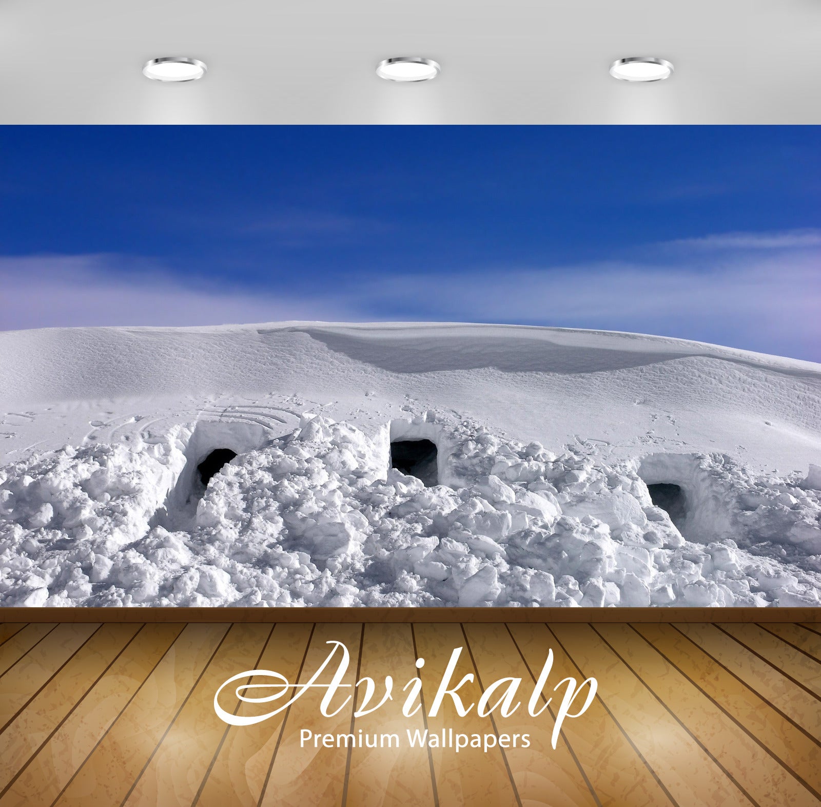 Avikalp Exclusive Awi6189 Shelters In The Thick Snow From The Coldness Of The Winter Nature Full HD