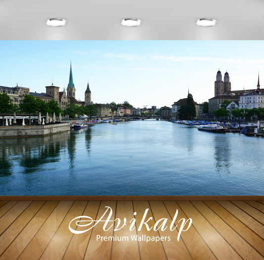 Avikalp Exclusive Premium city HD Wallpapers for Living room, Hall, Kids Room, Kitchen, TV Backgroun
