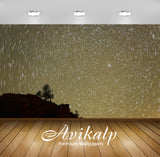 Avikalp Exclusive Awi6352 Starry Sky Spinning Around The Bright Star Nature Full HD Wallpapers for L
