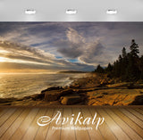 Avikalp Exclusive Awi6410 Sun Rising To Warm Up The Rocks On The Ocean Shore Nature Full HD Wallpape
