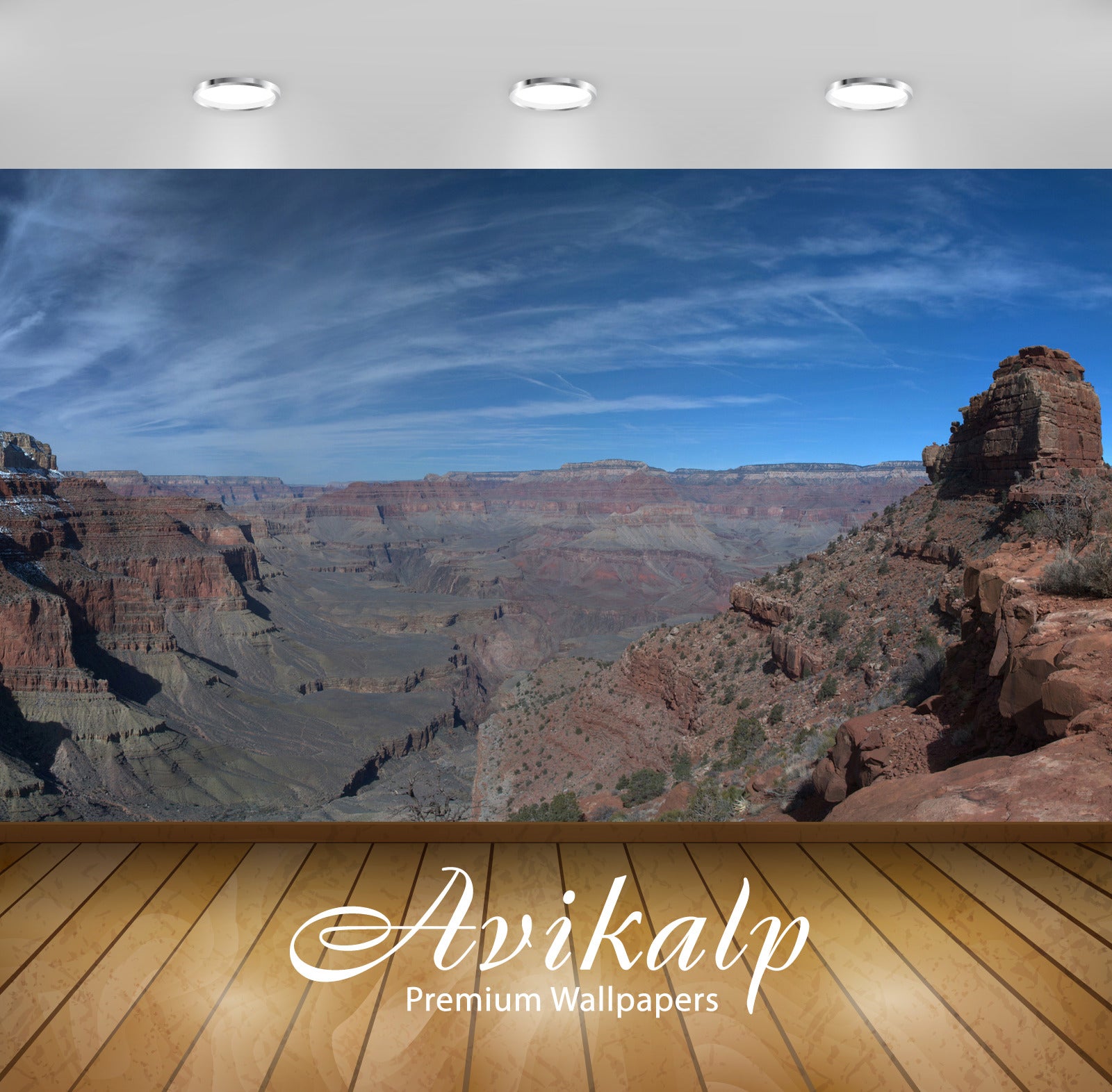 Avikalp Exclusive Awi6554 The Grand Canyon Nature Full HD Wallpapers for Living room, Hall, Kids Roo