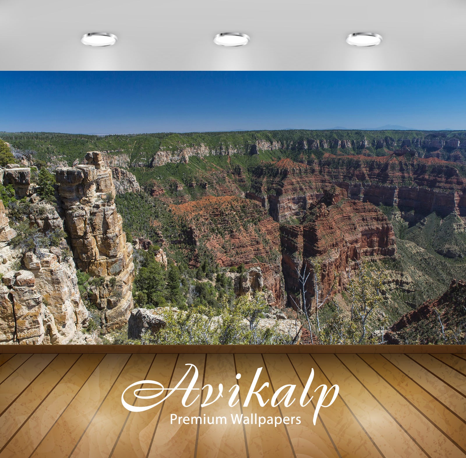 Avikalp Exclusive Awi6575 Top View Of Bryce Canyon National Park Nature Full HD Wallpapers for Livin