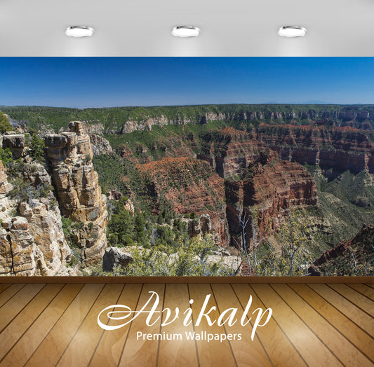 Avikalp Exclusive Awi6575 Top View Of Bryce Canyon National Park Nature Full HD Wallpapers for Livin