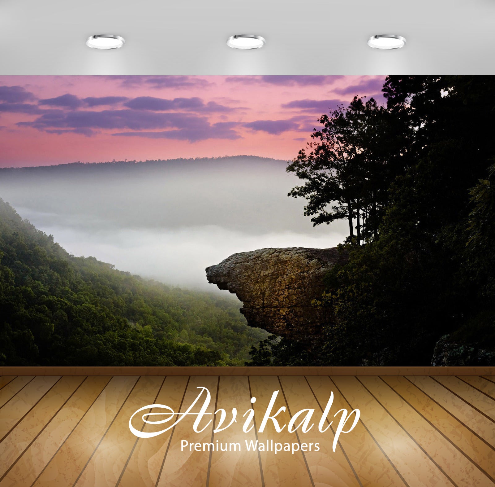 Avikalp Exclusive Awi6688 Whitaker Point Arkansas Nature Full HD Wallpapers for Living room, Hall, K