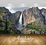 Avikalp Exclusive Awi6761 Yosemite Falls Nature Full HD Wallpapers for Living room, Hall, Kids Room,