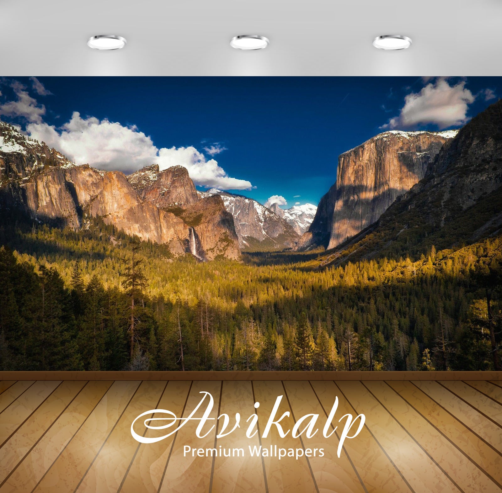 Avikalp Exclusive Awi6762 Yosemite National Park Nature Full HD Wallpapers for Living room, Hall, Ki