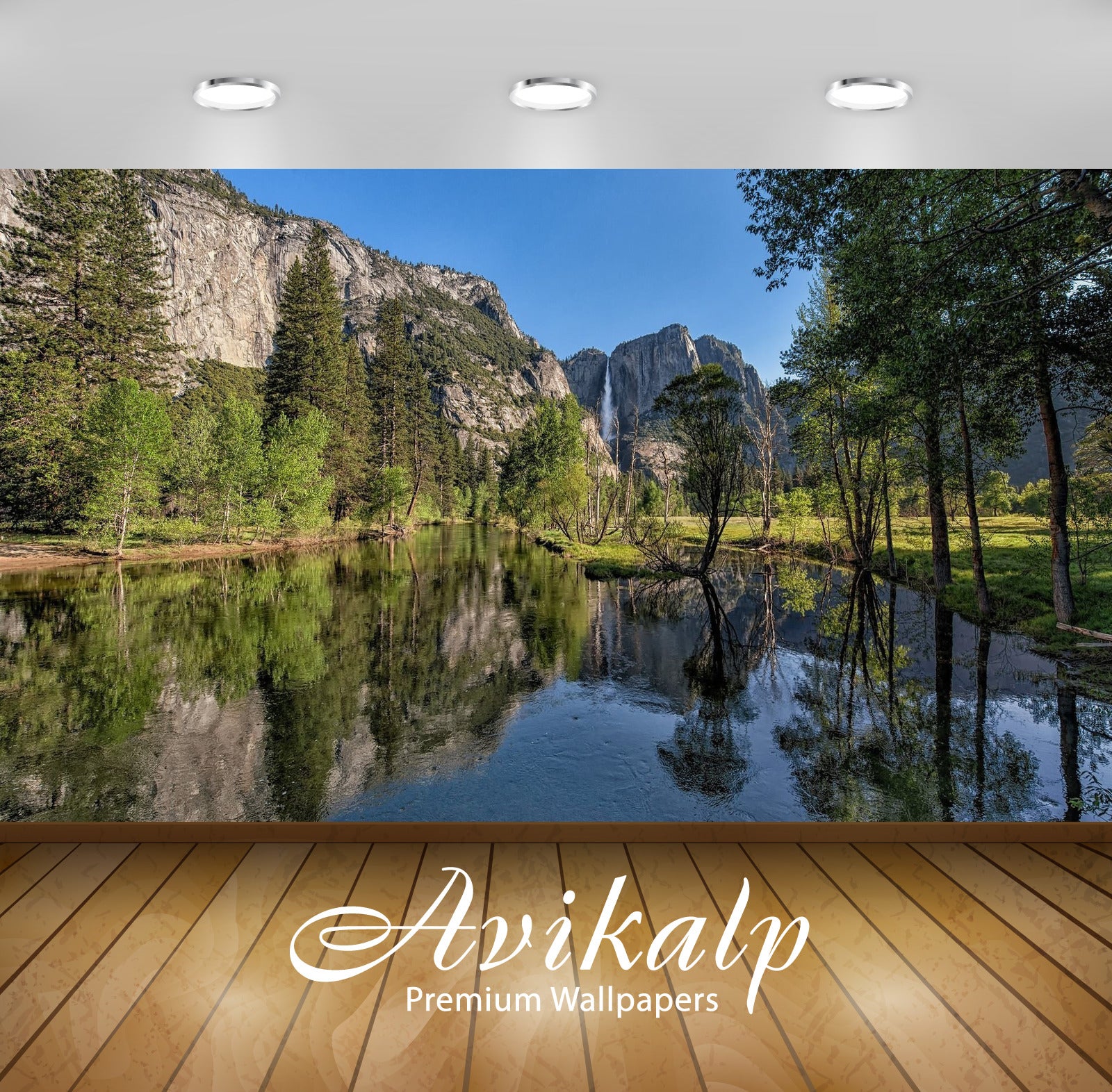 Avikalp Exclusive Awi6767 Yosemite National Park Nature Full HD Wallpapers for Living room, Hall, Ki