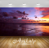 Avikalp Exclusive Awi6789 Amazing Purple Sunset Nature HD Wallpaper