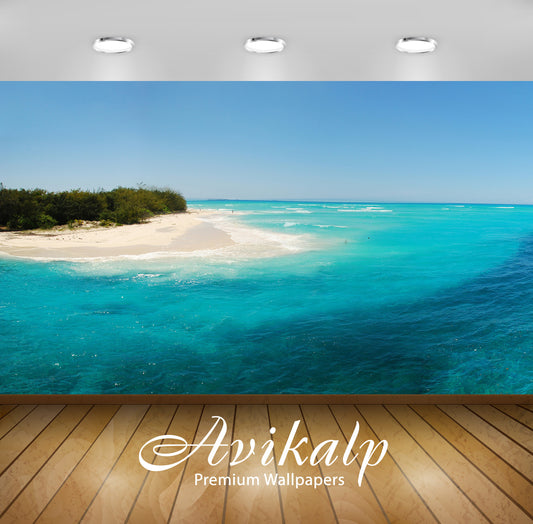Avikalp Exclusive Awi6814 Azure Beach Nature HD Wallpaper