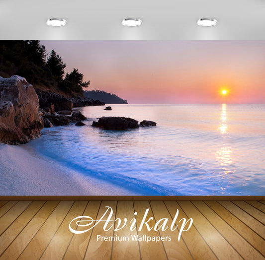 Avikalp Exclusive Awi6822 Bay Sunset Nature HD Wallpaper