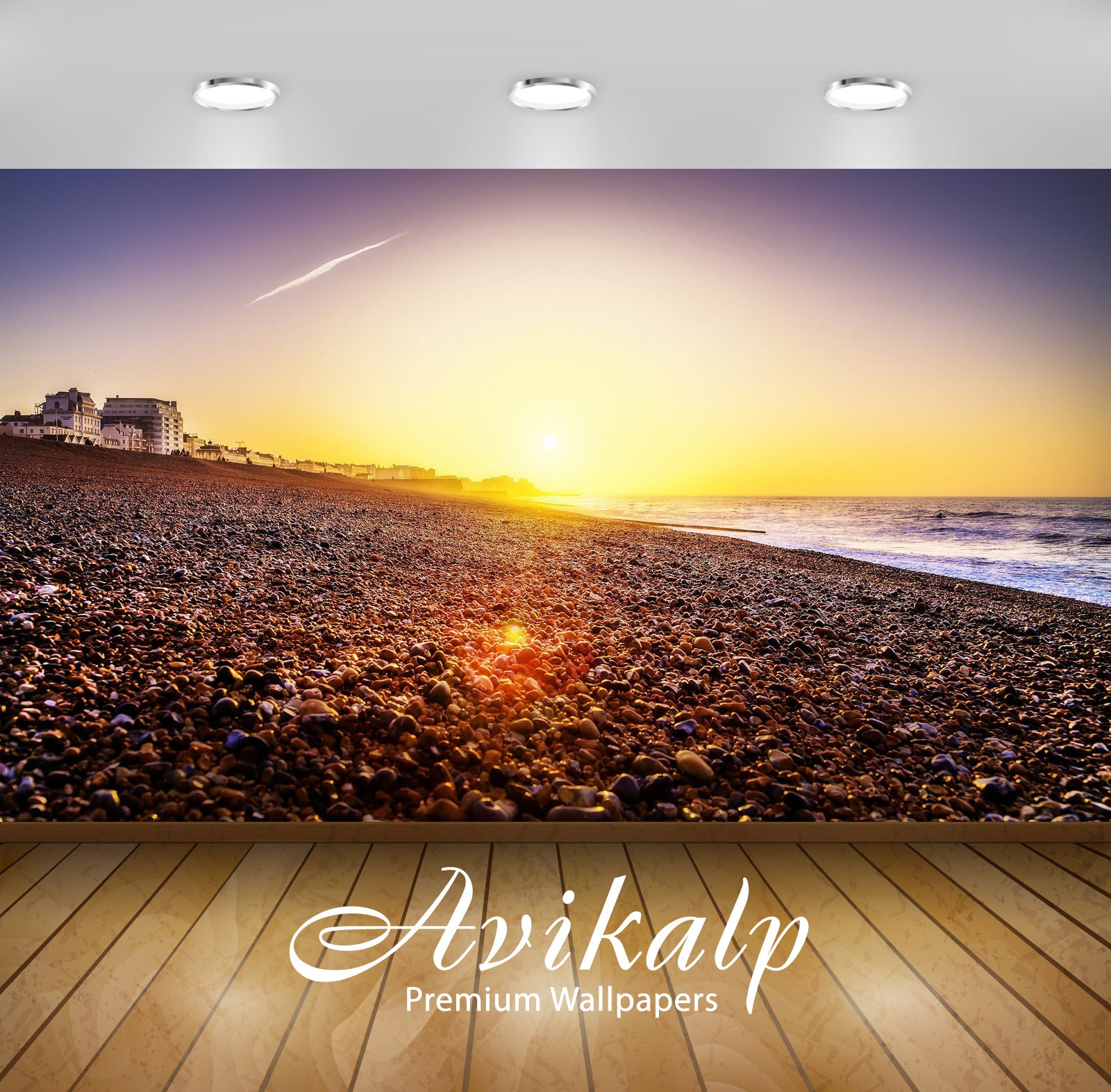 Avikalp Exclusive Awi6825 Beach Resort Nature HD Wallpaper