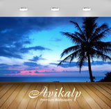 Avikalp Exclusive Awi6851 Blue Sunset Nature HD Wallpaper