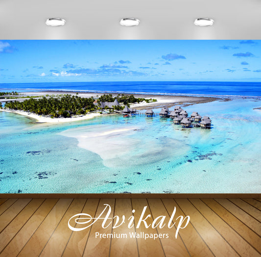 Avikalp Exclusive Awi6863 Bora Bora Nature HD Wallpaper