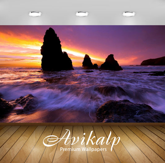 Avikalp Exclusive Awi6883 Californian Coast Nature HD Wallpaper