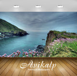 Avikalp Exclusive Awi6905 Cliffside Flowers Nature HD Wallpaper