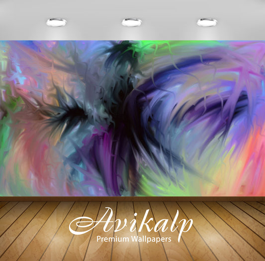 Avikalp Exclusive AWI712 Abstract HD Wallpapers for Living room, Hall, Kids Room, Kitchen, TV Backgr
