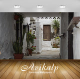 Avikalp Exclusive Premium courtyard HD Wallpapers for Living room, Hall, Kids Room, Kitchen, TV Back