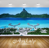 Avikalp Exclusive Awi7289 Splendid Tropical Resort In Bora Bora Nature HD Wallpaper