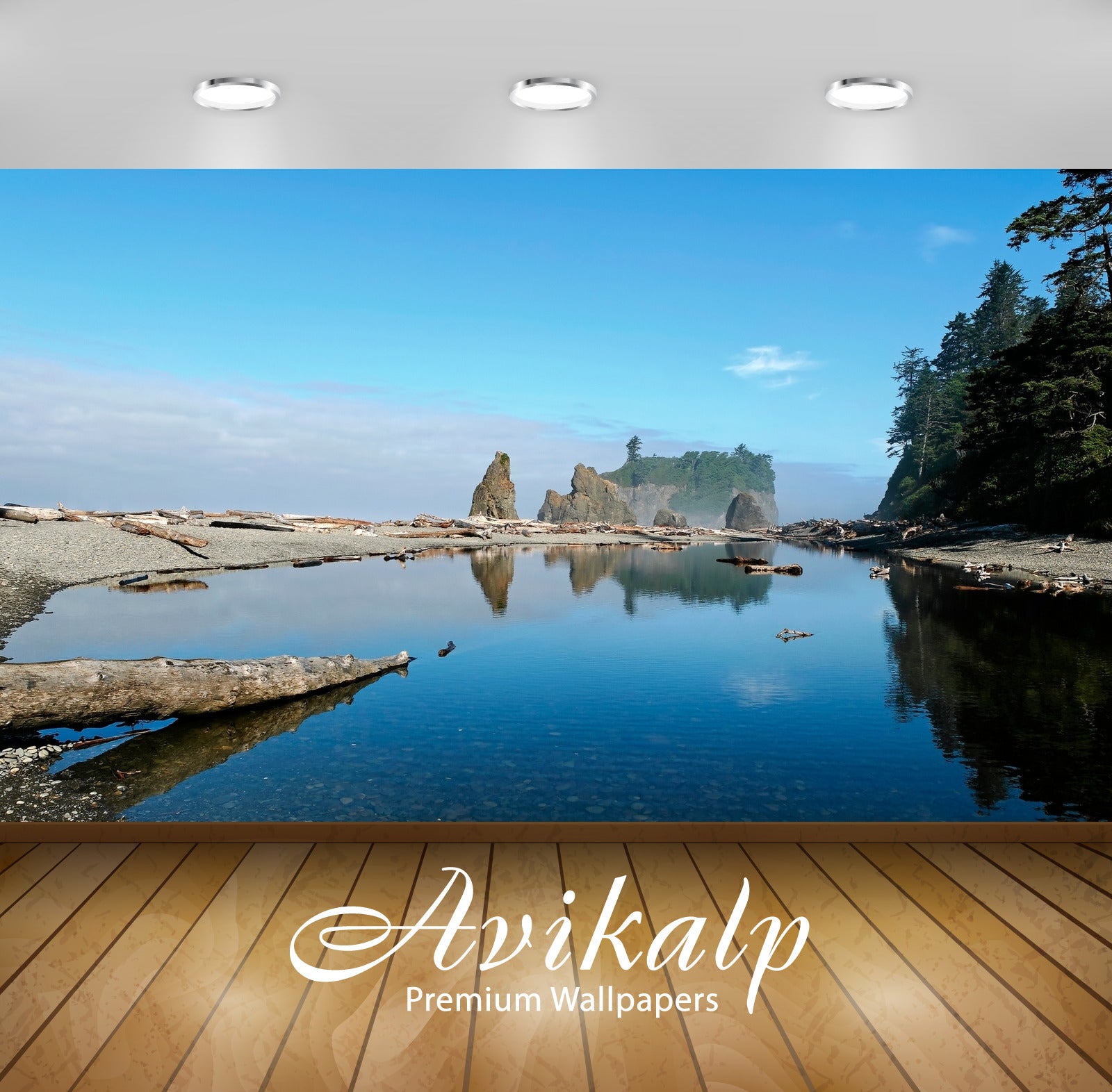 Avikalp Exclusive AWI885 Nature HD Wallpapers for Living room, Hall, Kids Room, Kitchen, TV Backgrou