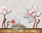 Avikalp MWZ0004 White Pink Flowers HD Wallpaper