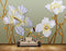Avikalp MWZ0008 White Flowers Fishes HD Wallpaper
