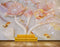Avikalp MWZ0009 Pink Flowers Fishes HD Wallpaper