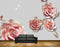 Avikalp MWZ0053 Pink White Flowers HD Wallpaper