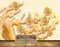 Avikalp MWZ0058 White Yellow Flowers Branches HD Wallpaper