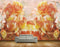 Avikalp MWZ0096 Orange Yellow Flowers HD Wallpaper