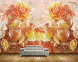 Avikalp MWZ0096 Orange Yellow Flowers HD Wallpaper
