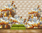 Avikalp MWZ0111 White Yellow Flowers HD Wallpaper