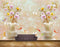 Avikalp MWZ0144 White Pink Flowers Fishes Butterflies HD Wallpaper
