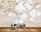 Avikalp MWZ0151 White Flowers Golden Branches HD Wallpaper