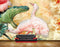 Avikalp MWZ0155 Pink Swans Flowers Leaves HD Wallpaper