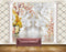Avikalp MWZ0163 White Pink Flowers Yellow Bird HD Wallpaper