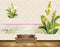 Avikalp MWZ0168 Mustard Flowers Plants Fishes Pink Lotus HD Wallpaper