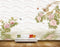 Avikalp MWZ0170 Pink Flowers Butterflies Bird HD Wallpaper