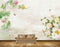 Avikalp MWZ0176 White Pink Flowers Butterflies Fishes HD Wallpaper