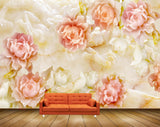 Avikalp MWZ0185 White Pink Flowers HD Wallpaper