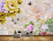 Avikalp MWZ0189 Peacocks Butterflies Flowers Plants HD Wallpaper