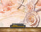 Avikalp MWZ0212 Pink White Flowers Leaves HD Wallpaper