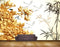 Avikalp MWZ0230 Orange Flowers Plants Fishes HD Wallpaper