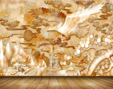 Avikalp MWZ0328 Golden Trees Bird 3D HD Wallpaper